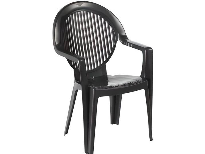 Fauteuil - GROSFILLEX - FIDJI 2 - Anthracite - Plastique - Fonctionnel