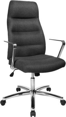 Topstar Chefsessel CHAIRMAN, mit Armlehnen, Stoff, anthrazit