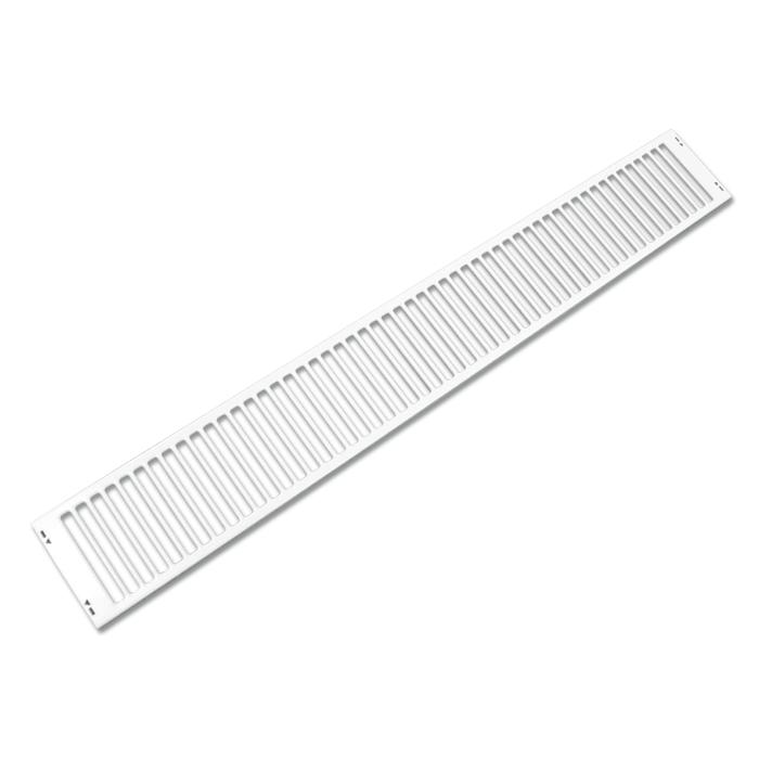 Purmo Zierabdeckung A06110000701TG0 BL 700 mm, Typ 11, abgewinkelte Ziergitter