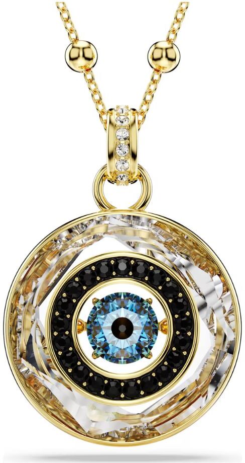 Swarovski Symbolica Evil Eye riipus, keltakullanvärinen ja eri väriset