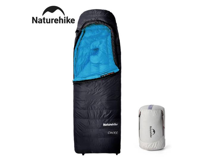 Naturerandonnée CW700 sac de couchage ultraléger vers le bas sac de couchage pour adultes en plein air hiver chaud 650FP canard vers le bas enveloppe sac de couchage