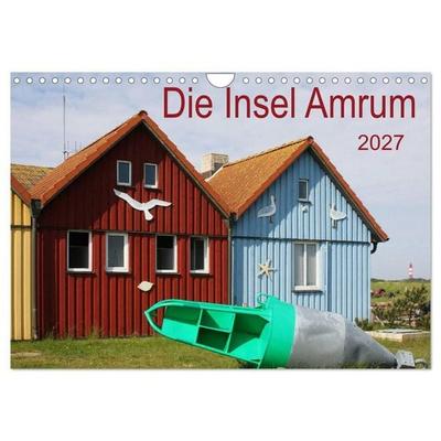 Die Insel Amrum (Wandkalender 2027 DIN A4 quer), CALVENDO Monatskalender