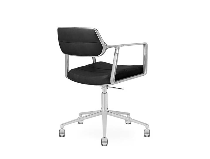 Bürodrehstuhl Vipp 453+ Vipp schwarz, Designer Vipp Design, 67x70-77.5x67 cm