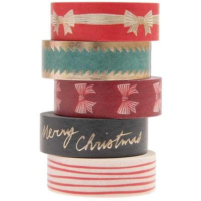Tape Set Bows, Classic MIX, 5 Stk, 1,5 cm x 10 m
