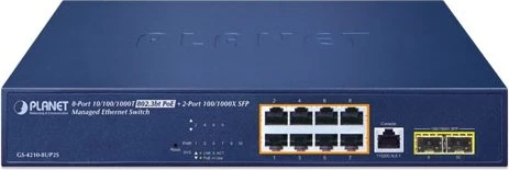 Planet GS-4210-8UP2S 8-Port Managed Switch
