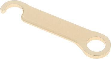 Bulldog Aluminum Guitar Lock Gold Gold