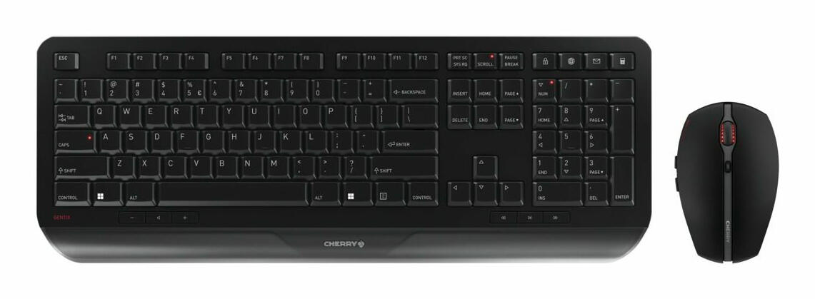 CHERRY GENTIX US Desktop-Set -Schwarz JD-7000EU-2