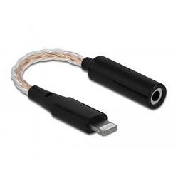 Delock iPad/iPhone/iPod, Audio Adapter [1x Apple Lightning - 1x Klinkenbuchse 3.5 mm] Adapter 10.5 cm 66317