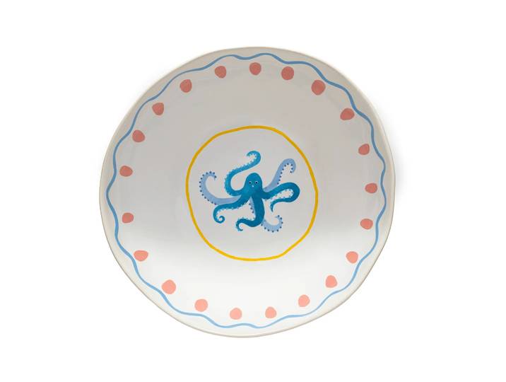 Costa Nova Saladier Summer Bliss Octopus, Ø28 cm