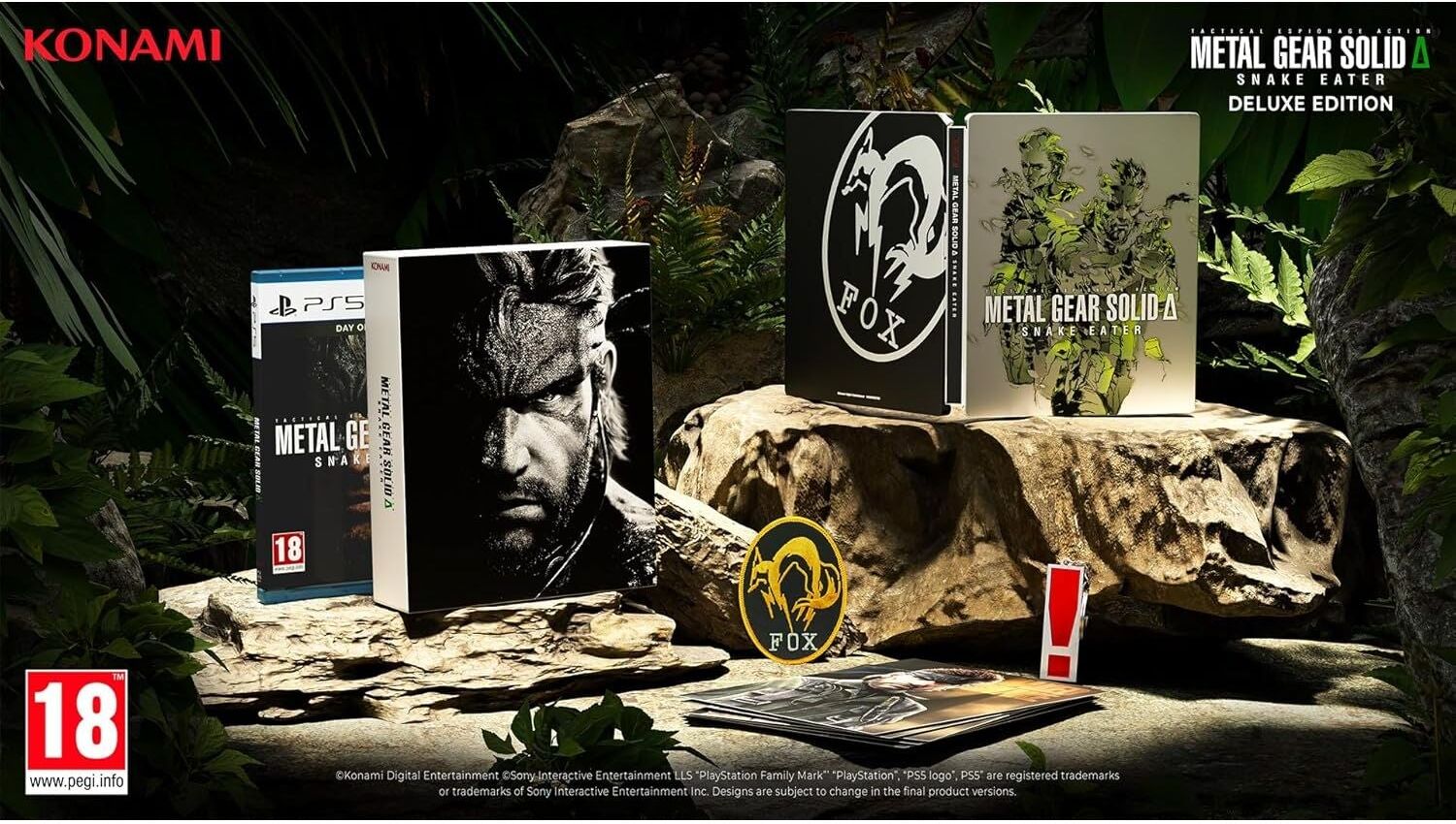 PlayStation METAL GEAR SOLID Δ: SNAKE EATER Deluxe Edition – PS5 – SteelBook, Sneaking DLC Pack & Collectibles, Used - Good