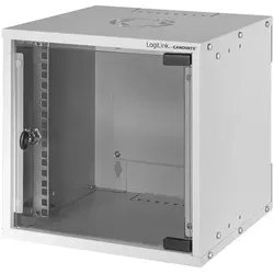 LogiLink W66Z30G Rack 6U Wandmontiertes Regal Grau