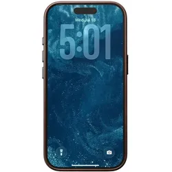 Nomad Traditionelle Lederhülle - Lederhülle für iPhone Pro, Horween-Leder (Apple iPhone 17 Pro), Smartphone Hülle, Braun