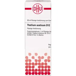 Thallium Acet D12 20 ML