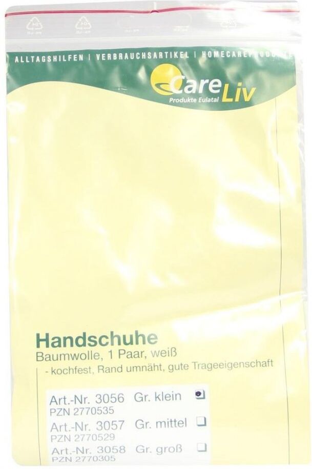 Zwirnhandschuhe Baumwolle klein