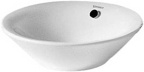 Duravit Starck 1 Aufsatzwaschtisch 04085300001 Ø 53 cm, weiss WonderGliss, mit Überlauf