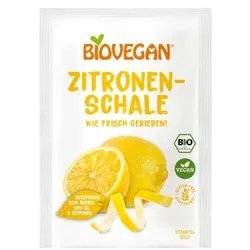 Zitronenschalen, gerieben