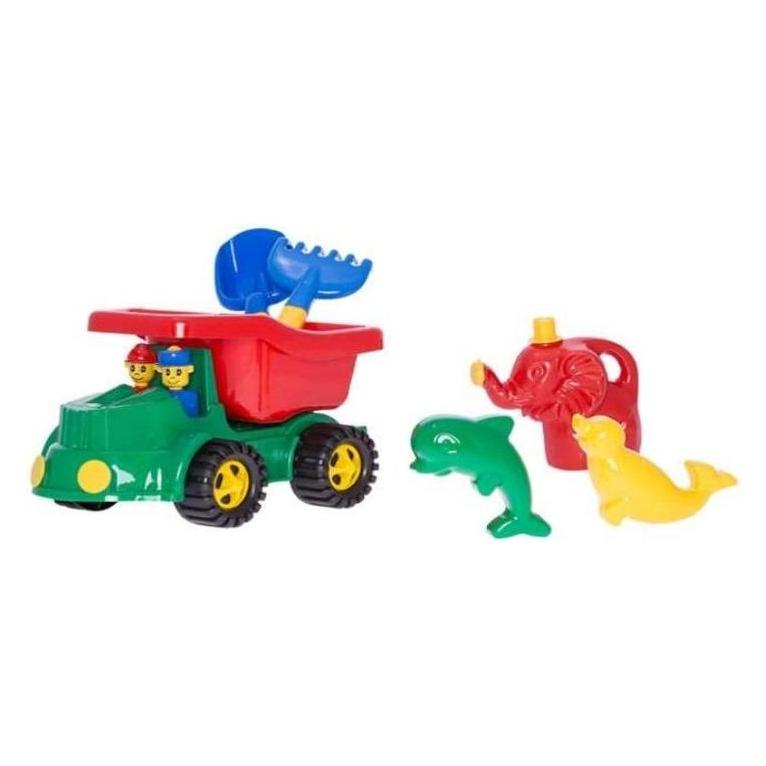 Teka Jeep-Auto mit Sandzusätzen und einer Giesskanne (47996602)