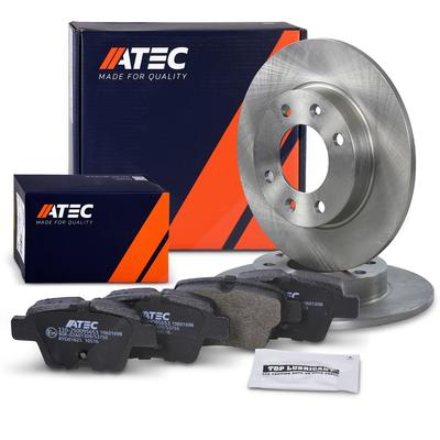 Atec Bremsscheiben+Bremsbeläge Hinterachse SYSTEM BOSCH [Hersteller-Nr. 40575848] für Citroën
