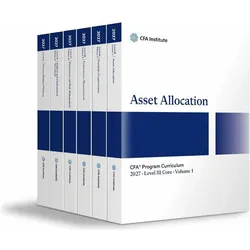 2027 CFA Program Curriculum, Level III Private Markets Pathway Box Set, Schulbücher von Cfa Institute