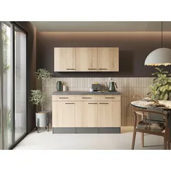 Buffet Oliver Eiche/Grau