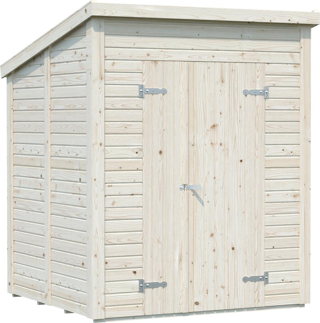 Palmako Gerätehaus Leif 3,0 m² - 16 mm Transparent tauchimprägniert
