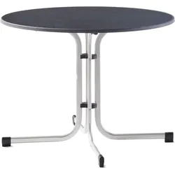 SIEGER  236/ Boulevard-Klapptisch, Ø 100cm, graphit