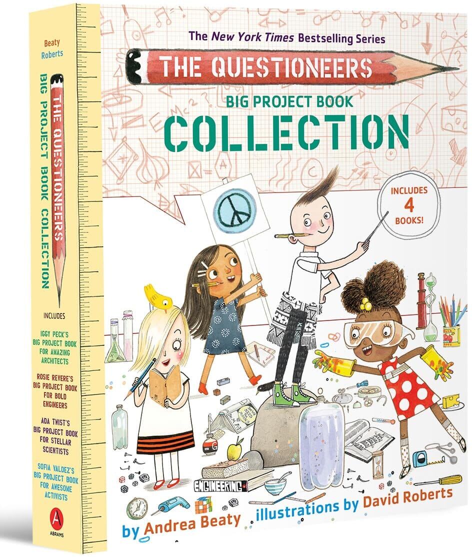 The Questioneers Big Project by Andrea Beaty 4 Books Collection Set - Ages 4-8 - Paperback Abrams
