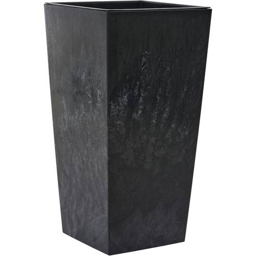 Siena Garden NIZZA STONE 541_71Pflanzgefäß Polypropylen Beton-Optik, Schwarz