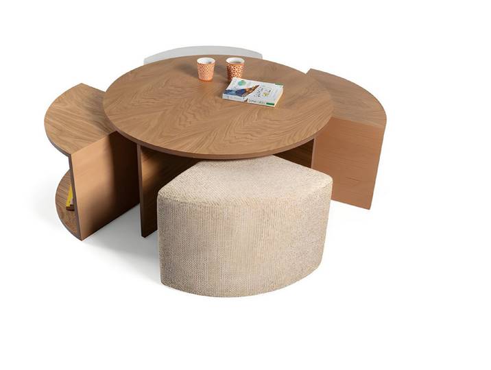 JVmoebel Couchtisch Eleganter Sofatisch aus hochwertigem Material in klassischem Design (Packung), Made in Europe