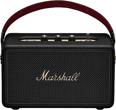 REACONDICIONADO Seminuevo Excelente Altavoz bluetooth - Marshall Kilburn III, 90W, Bluetooth, 50h Autonomía, IP54, Black and Brass