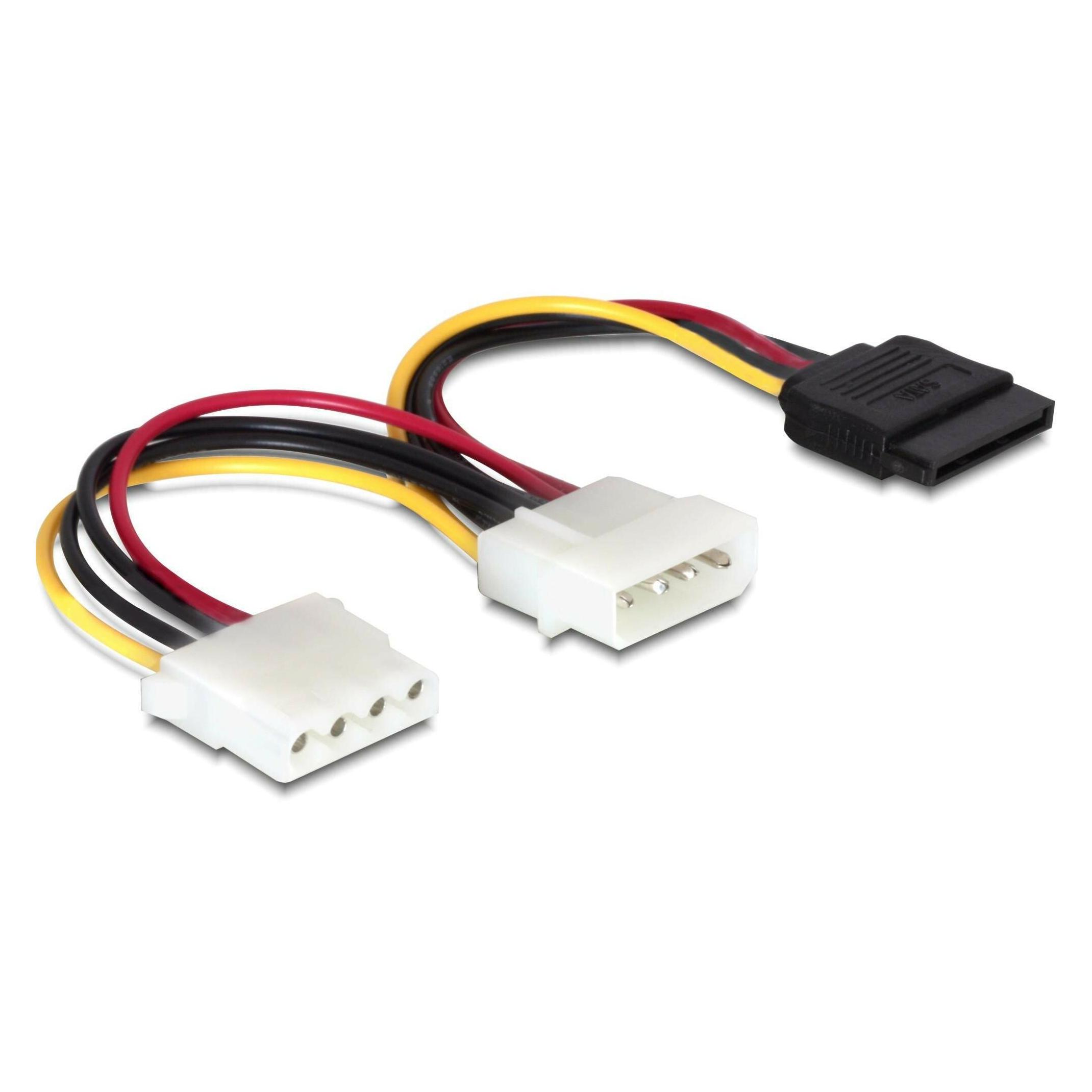 Delock Molex zu Molex und SATA (16.50 cm, SATA) (60103)