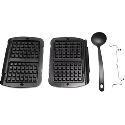 Tefal XA724810 Waffelplatten + Schöpfkelle für Optigrill, Kontaktgrill