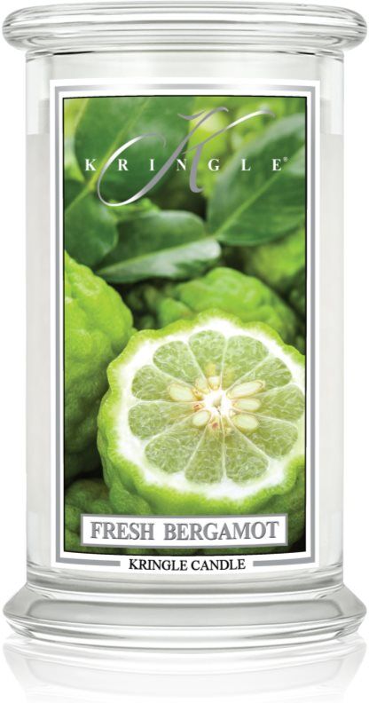 Kringle Candle Classic Fresh Bergamot scented candle 623 g
