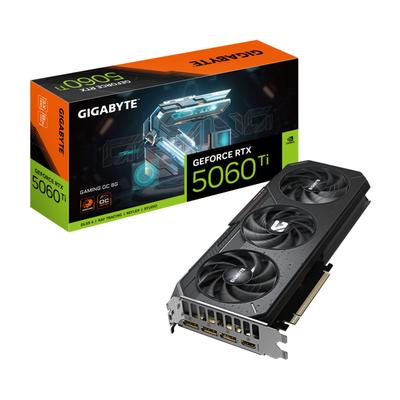GIGABYTE Grafikkarte "GeForce RTX 5060 Ti GAMING OC 8G Grafikkarte – 8 GB GDDR7, 128 Bit, PC", ohne farbbezeichnung, Grafikkarten