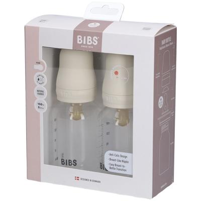 Bibs Zuigfles Duopack 150Ml Complete Set Ivory 2st 2 St Babyflasche