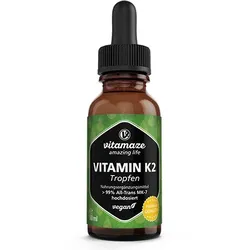 VITAMIN K2 MK7 Tropfen hochdosiert vegan 50 ml