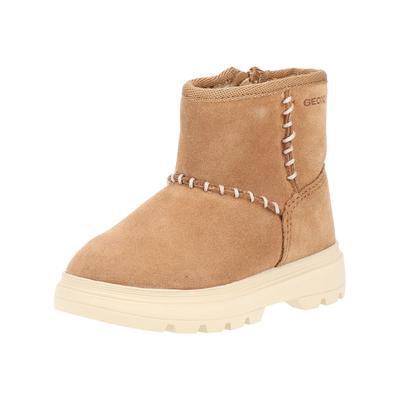 Stiefelette GEOX "Geox Stiefelette Veloursleder", Damen, Gr. 21, whisky, Veloursleder, Schuhe Stiefelette