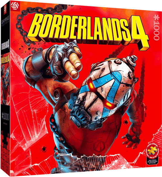 GOOD LOOT Juego - Universal Borderlands 4 Break Free Psycho, Puzzle, 1000 Piezas, Rojo