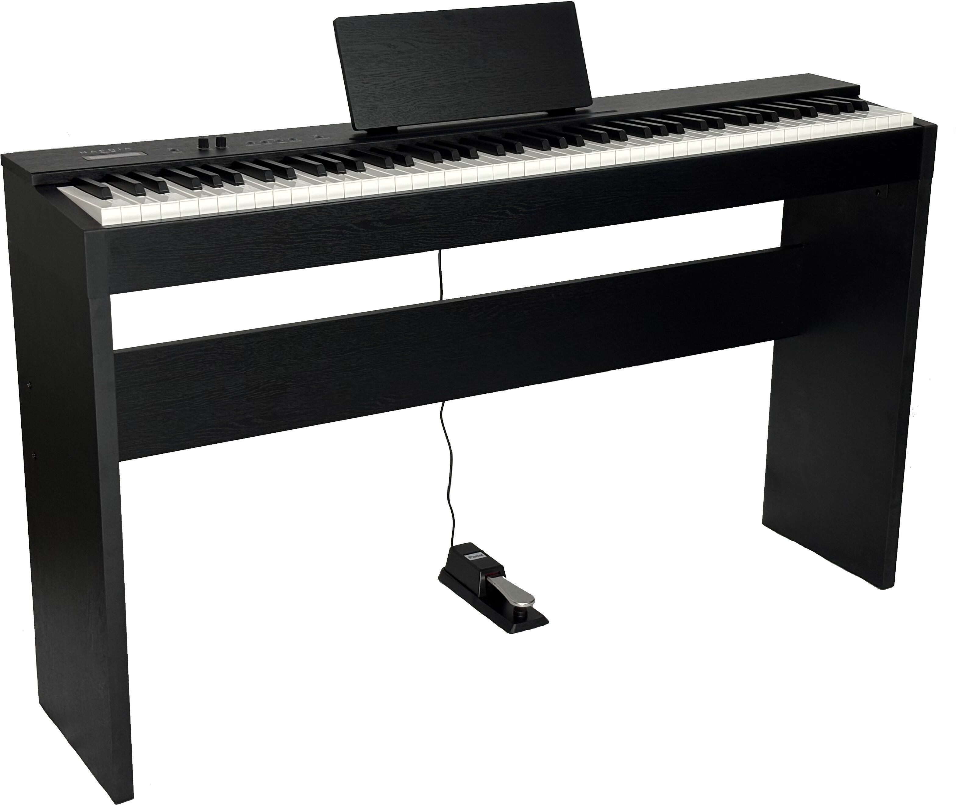 Hafnia HDM-88 Schwarz E-Piano