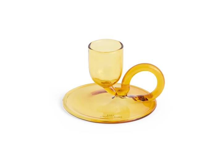 HAY Bougeoir Tiny curved Yellow