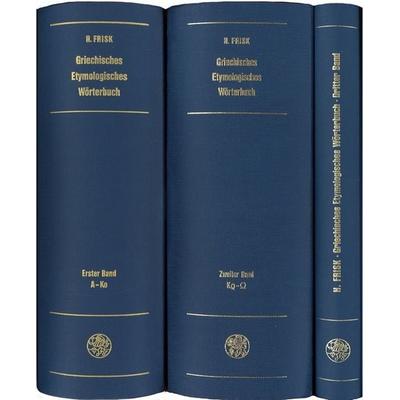 Griechisches etymologisches Wörterbuch / A - Ko, Gebundene Ausgabe von Hjalmar Frisk, Universitätsverlag Winter GmbH Heidelberg, 978-3-8253-0652-6