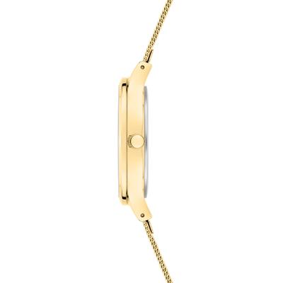 Quarzuhr TAMARIS "New Mesh", gold (goldfarben), Armbanduhren, Damen, Quarzuhr, Armbanduhr, Damenuhr, analog