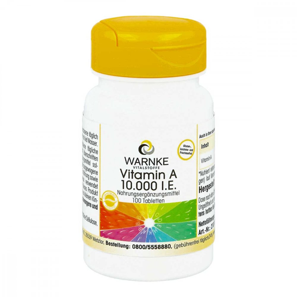 Warnke Vitalstoffe GmbH Vitamin A 10.000 I.e. Tabletten 11587416