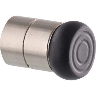 Wagner Türstopper KOMBI STICK 5114, Zinkdruckguss, stapelbar, Wand/Bodenmontage, Ø 25 mm, schwarz/silber
