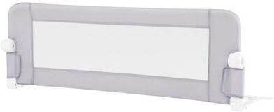 Costway Foldable Bed Rail Swing Down Baby Bed Guard Rail-Light Gray