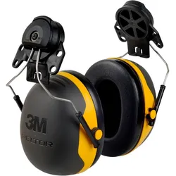 3M PELTOR Kapselgehörschutz, X2P3E Helmbefestigung, gelb, SNR = 30 dBmit Helmadapter P3E (für alle 3M Helme, ausgenommen G2000)