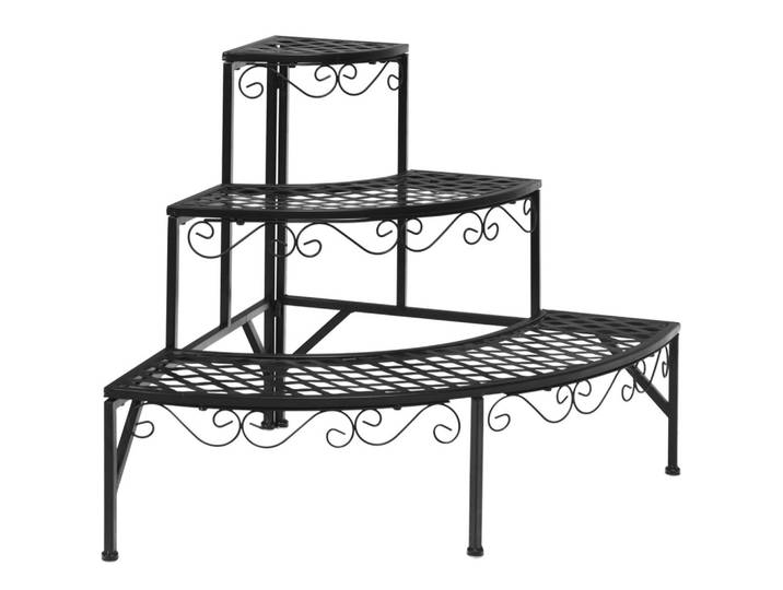 PFLANZREGAL Schwarz