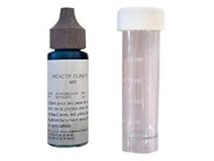 Test de mesure de la dureté de l'eau