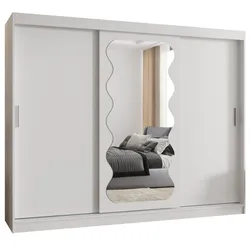 SCHIEBETÜRENSCHRANK mit Spiegel SPOTI 200/250/62 3-türig