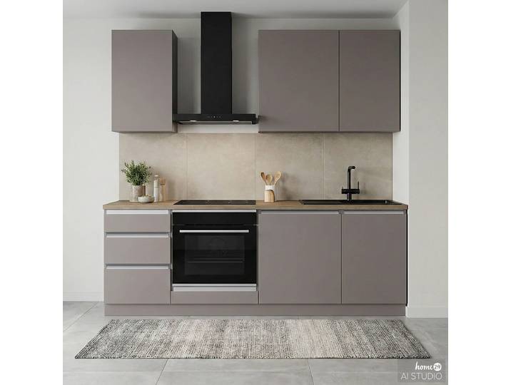 Kichenette Karpaty 210 cm 210 x 226 x 57cm Cuivre/Cachemire